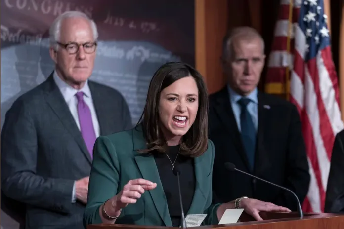 Britt, Cornyn, and Tillis.