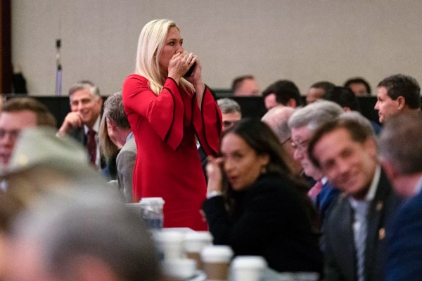 MTG blames Johnson for GOP scraping together thin House majority