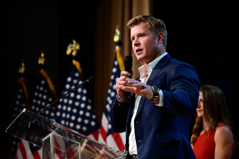 Tim Sheehy wants to ‘strap rocket boosters’ to Trump’s ‘America First’ agenda