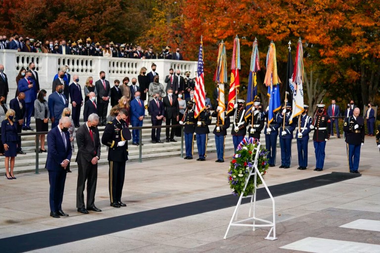 WATCH LIVE: Biden speaks at Arlington National Cemetery on Veterans Day