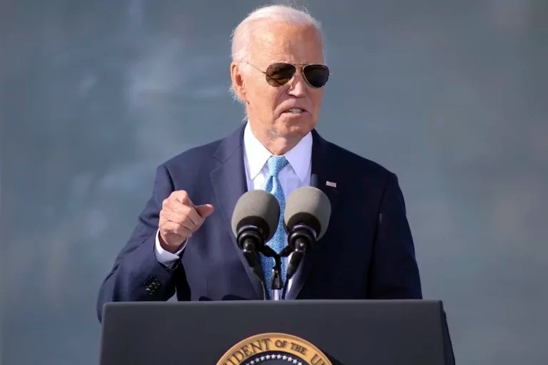 Biden hits Philadelphia to tout record after causing headaches for Harris