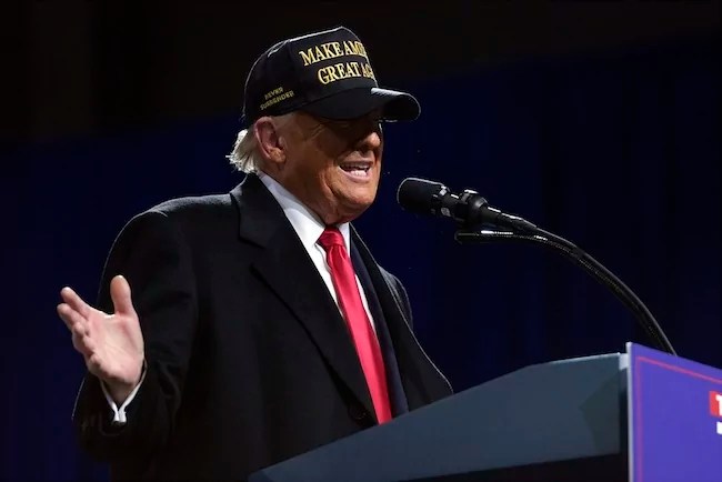 Trump jokes he’s ‘gotten much better’ with ‘risqué’ vocabulary