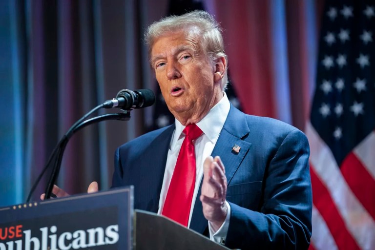 Trump advises Republicans to stay united in confirmation battles against anticipated Democratic tactics