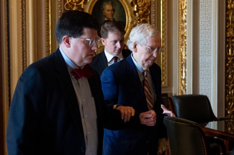 McConnell misses final Senate news conference of his reign as GOP leader after fall McConnell misses final Senate news conference of his reign as GOP leader after fall