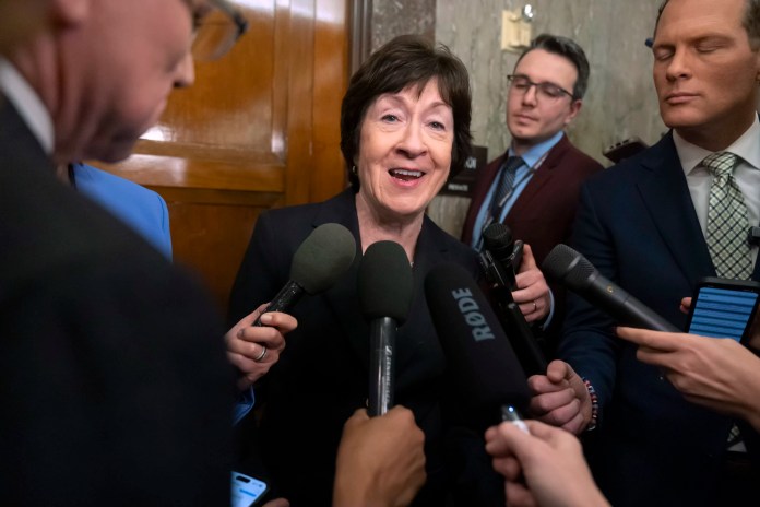 Sen. Susan Collins said she ‘absolutely’ would like to hear from Hegseth accuser