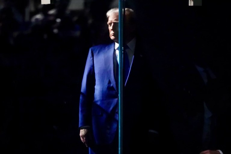 Trump attends memorial service for fallen Florida officers