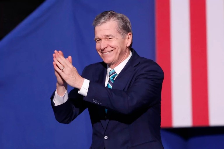 Roy Cooper kicks off North Carolina Senate race six points up over Michael Whatley