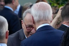 Testy Schumer refuses to address Biden pardon of son Hunter
