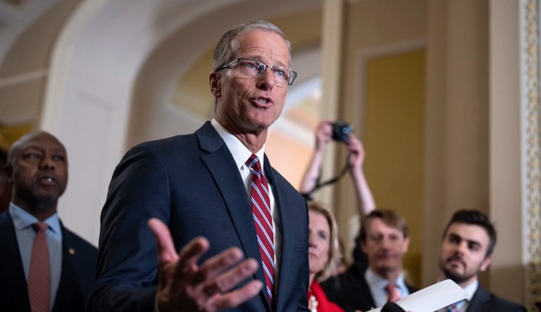 Thune ‘confident’ Patel understands FBI responsibilities while refusing to endorse