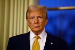 Trump takes questions about his nominees in stride, for now