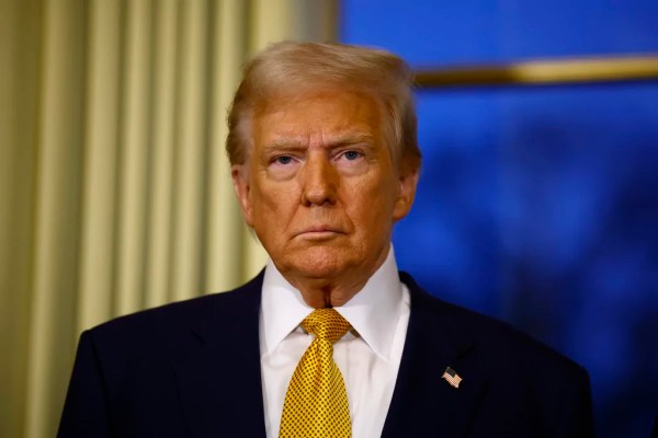 Trump takes questions about his nominees in stride, for now