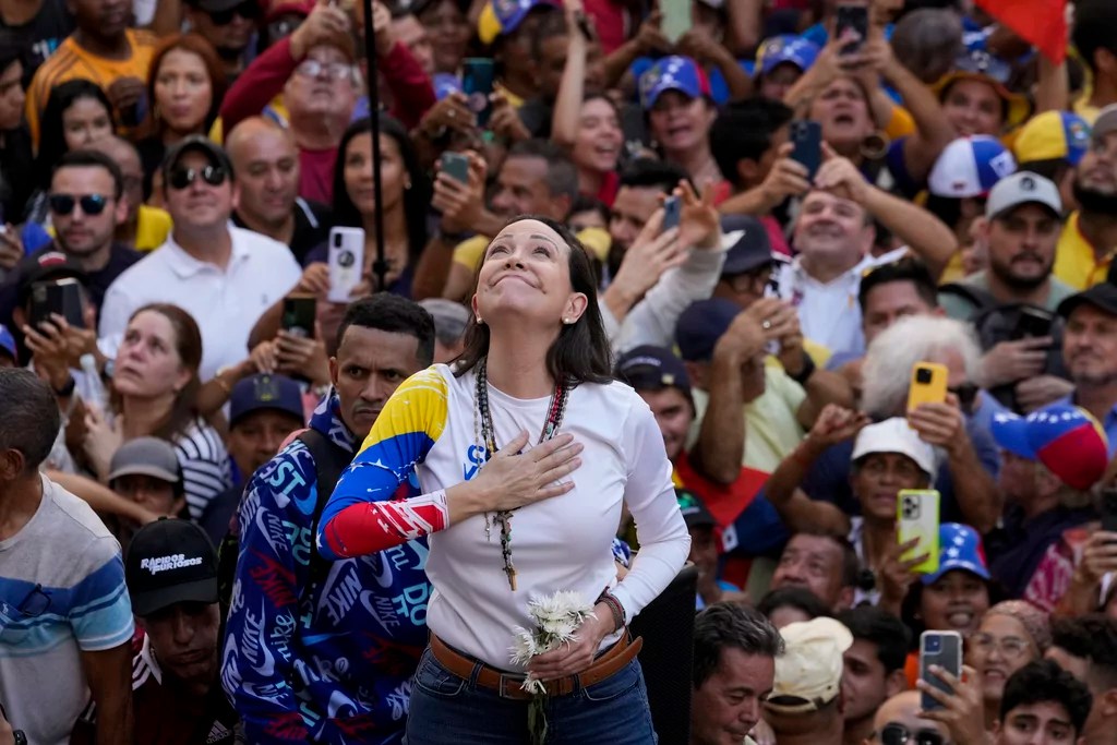 NextImg:Venezuela opposition leader Maria Corina Machado awarded Nobel Peace Prize ahead of Trump