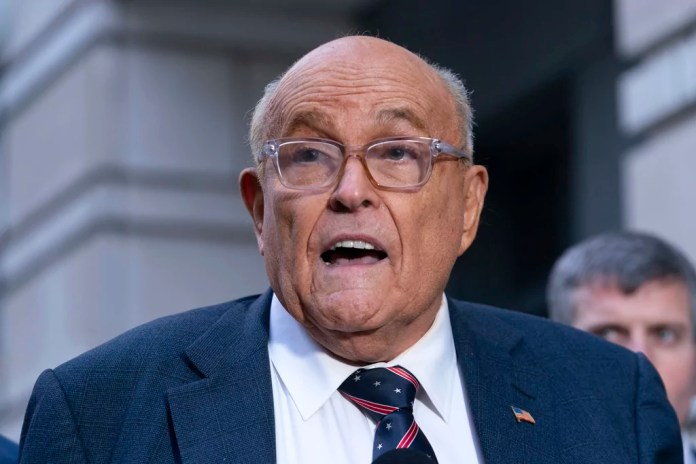 Rudy Giuliani ‘recovering’ from pneumonia and complications tied to 9/11 effects