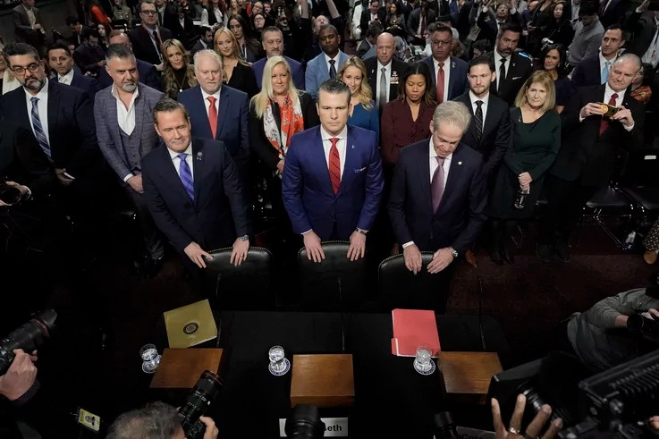 Hegseth fights back against ‘smear campaign’ as Democrats charge he is unqualified to lead Pentagon