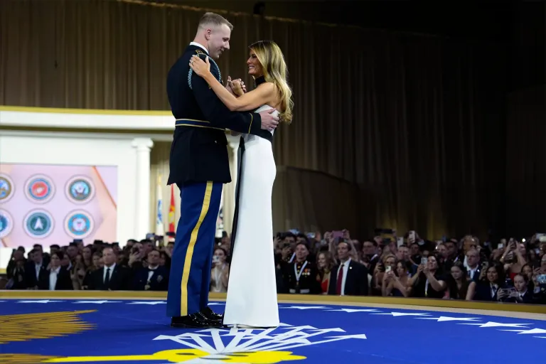 US sergeant ‘overwhelmed with joy’ during inaugural dance with Melania Trump