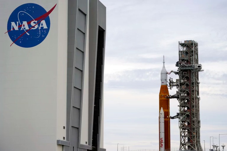 The NASA moon rocket rolls back to the Vehicle Assembly Building at the Kennedy Space Center Sept. 27, 2022, in Cape Canaveral, Florida. In Washington, a city that revolves around the federal government, the annual Best Places to Work survey is a closely-watched annual event worthy of bragging rights, provided you're one of the agencies like NASA or the Government Accountability Office that topped the survey. The survey, released Monday, May 20, 2024, uses information from the Office of Personnel Management's Federal Employee Viewpoint Survey.