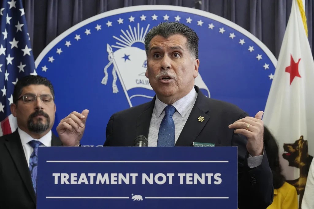 NextImg:Crowded LA sheriff's race heats up as candidates insult top brass