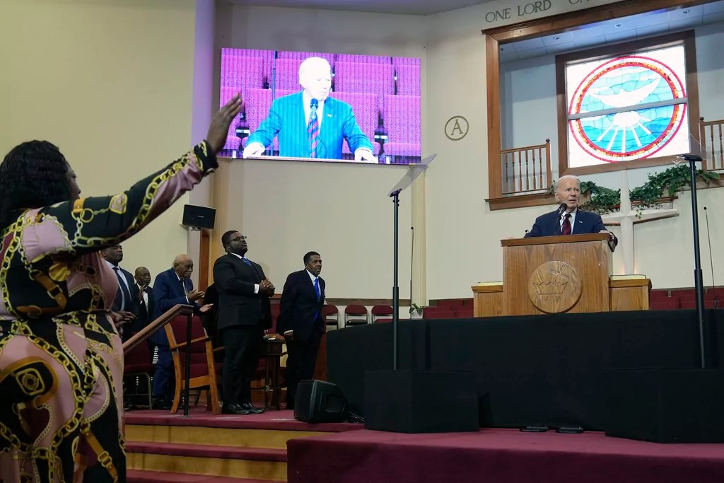 Biden says he’s ‘not going anywere’ in remarks during last day in office