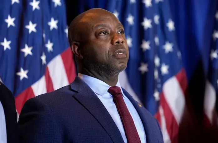 Tim Scott calls on Trump to remove Obama monkey video he reposted Tim Scott calls on Trump to remove Obama monkey video he reposted