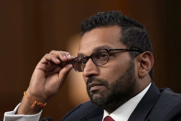 FBI Director Kash Patel appears before the Senate Judiciary Committee for a confirmation hearing.
