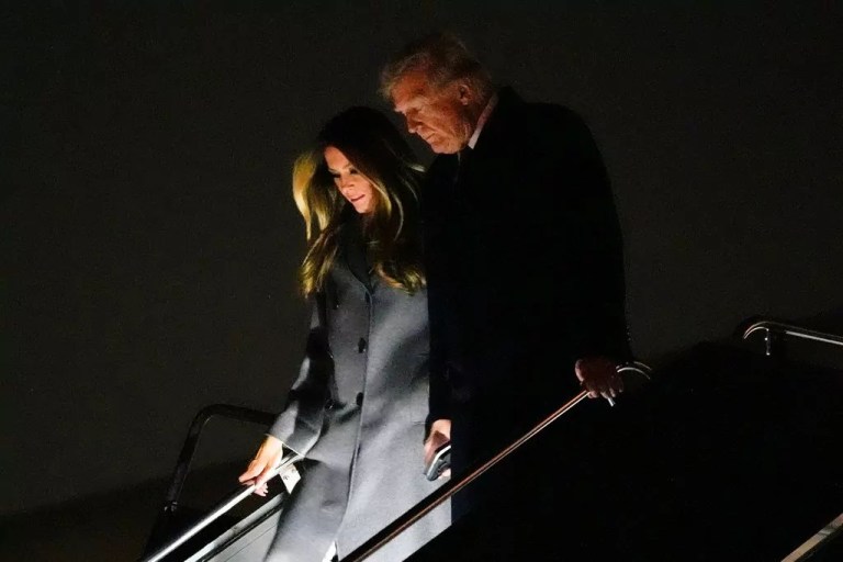 Trump lands in DC ahead of inauguration