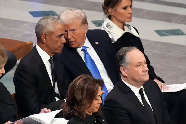 Trump and Obama, forever linked in history