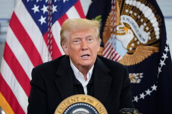 Trump picks and chooses which Democrats to have around for LA visit