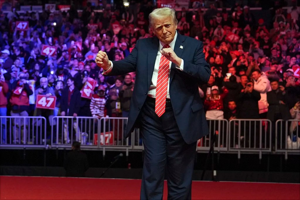Trump ends inaugural eve rally with ‘Y.M.C.A.’ jam fest