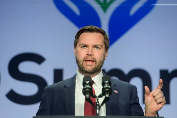 Vance leads prayer for Pope Francis at Catholic breakfast after immigration dustup