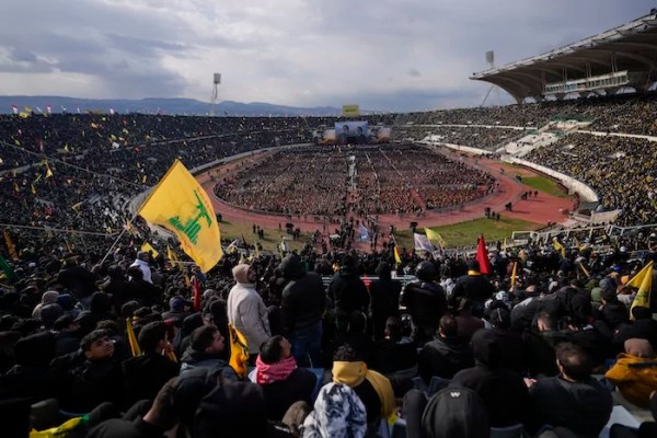 Tens of thousands attend funeral for killed Hezbollah leader Nasrallah