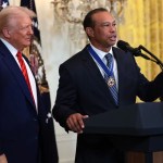 Trump praises ‘champion’ Tiger Woods for seeking treatment after DUI rollover crash