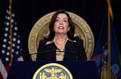 Kathy Hochul, up for reelection in 2026, faces a fight from Republicans and, possibly, fellow Democrats