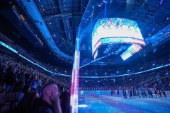 Canadian fans boo US national anthem at basketball and hockey games ahead of tariffs