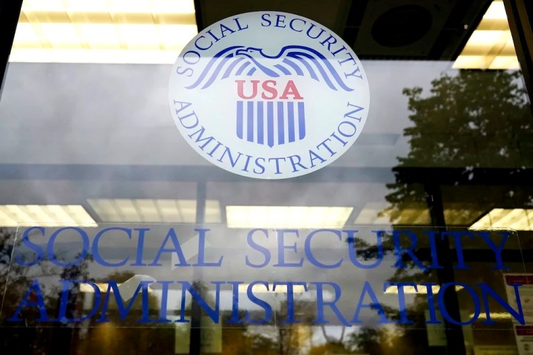 The Social Security Administration office is seen in Mount Prospect, Illinois, Oct. 12, 2022.