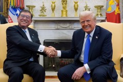 Trump strikes deals with Japanese prime minister as he turns the screw on China