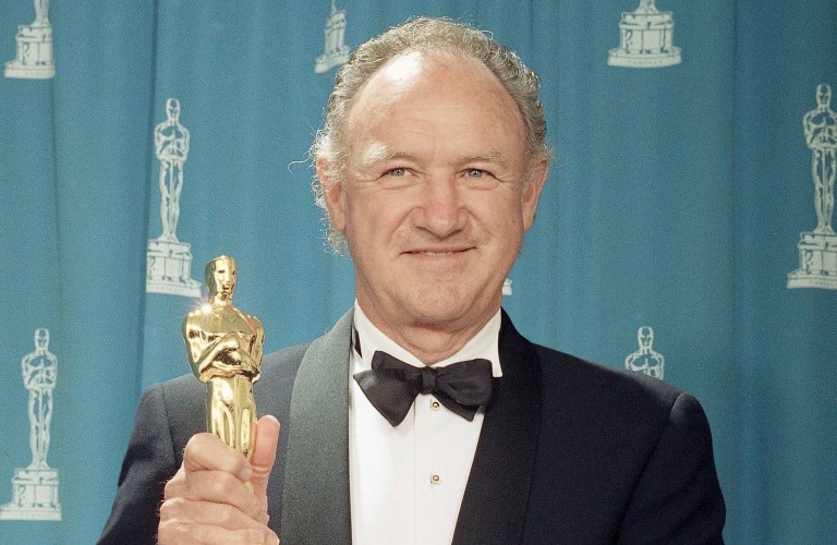 Actor Gene Hackman, winner of Best Supporting Actor at the academy awards in March 1993.