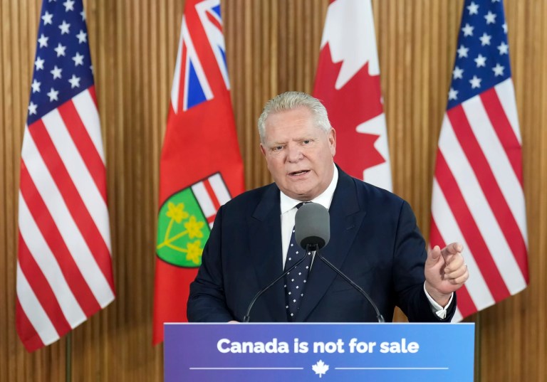 Ontario Premier urges to ‘bring down the temperature’ on tariff battle with US