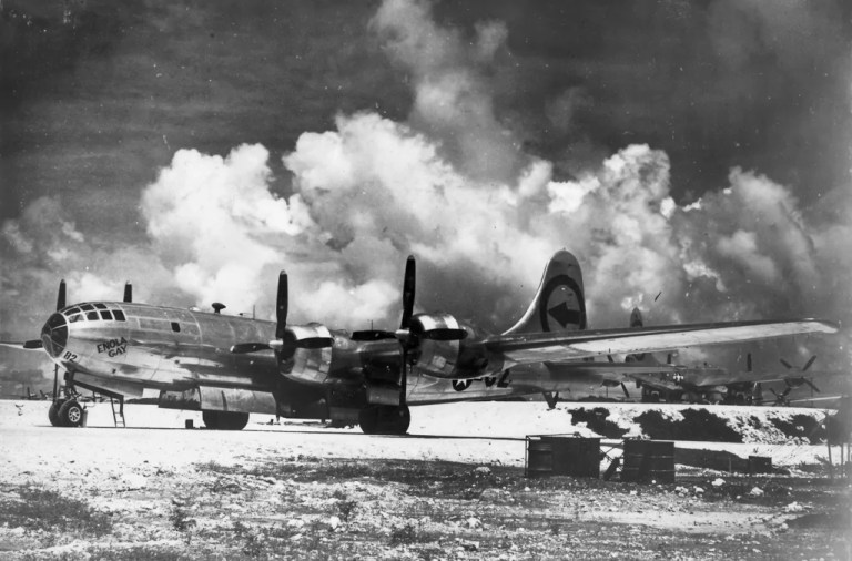 In this image provided by the U.S. Air Force, the Boeing B-29 named the 