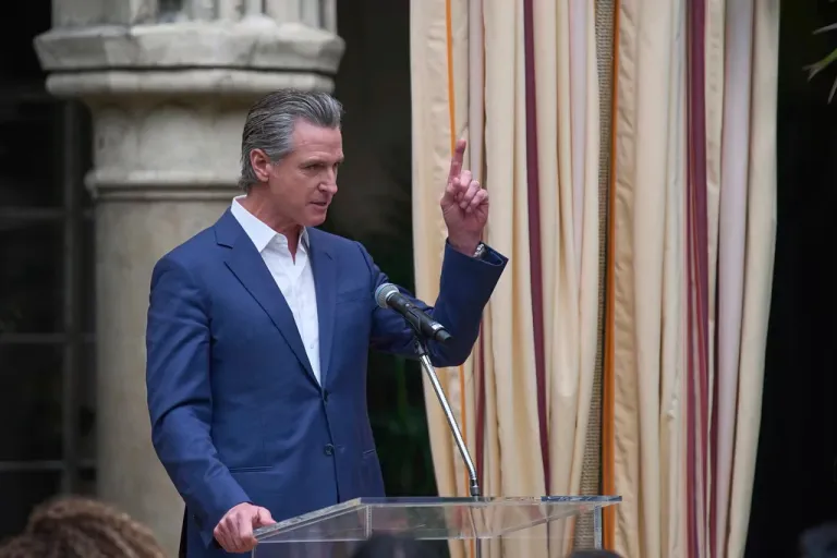 Newsom blames ‘toxic’ Democratic brand for party’s low favorability rating