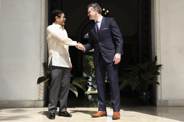 Hegseth meets with Philippine president, discusses Chinese deterrence 