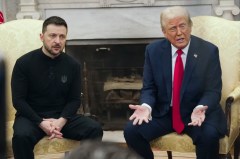 Trump says ‘we are very much on track’ after phone call with Zelensky on ceasefire