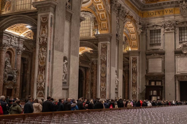 Pope gets visit from Vatican state secretary, says he’s sharing suffering of all sick people