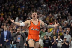 Air Force 2nd Lt salutes Trump after historic upset at NCAA wrestling championship: ‘Won him that national title’