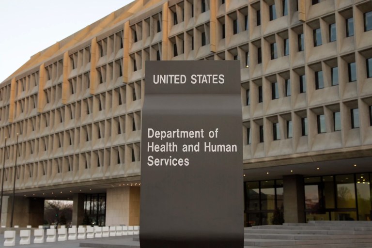In this April 5, 2009 file photo, the Department of Health and Human Services building is seen in Washington. Really? The Supreme Court's big health care decision means 30 million or more uninsured Americans are soon going to have coverage? It's far from that simple. The ruling points a way forward for millions who can't get affordable coverage because they've been sick, self-employed or otherwise shut out of insurance plans that most Americans get in the workplace. But the path is clouded for millions more: the people on the bottom rungs of the economic ladder who are expected to be reached by a major expansion of Medicaid.