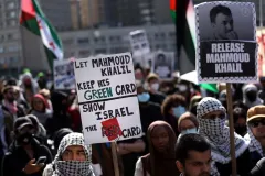 Trump administration accuses Khalil of hiding association with UNRWA in green card application