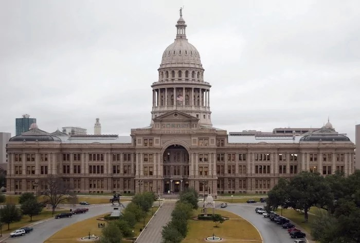 The Texas Capitol is viewed from its south side on Wednesday, Jan. 5, 2005, in Austin, Texas. The 79th Texas Legislature is set to begin at noon on Tuesday, Jan. 11. Regular sessions are scheduled to run for 140 days every two years.
