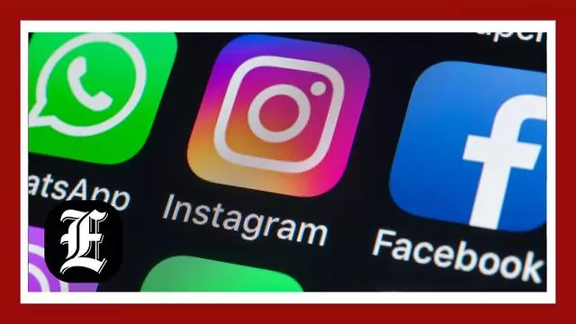 Phone screen with Instagram, WhatsApp, and Facebook logos. Meta addresses allegations of auto-follows to Trump’s presidential accounts
