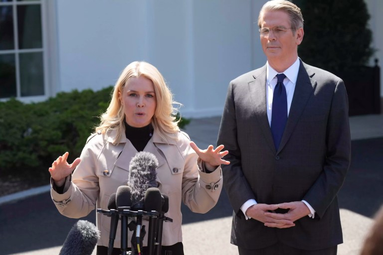 WATCH LIVE: Karoline Leavitt and Scott Bessent hold press briefing on Trump’s 100th day