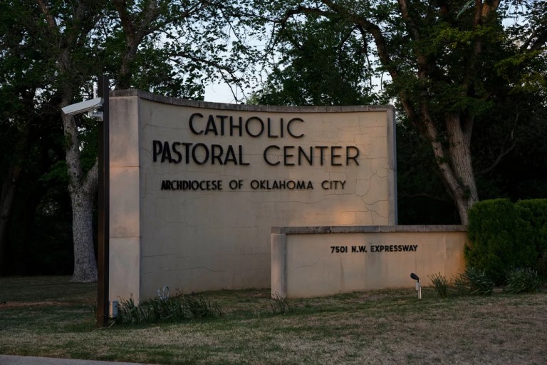 The Archdiocese of Oklahoma City is seen, Thursday, April 17, 2025, in Oklahoma City, Oklahoma.