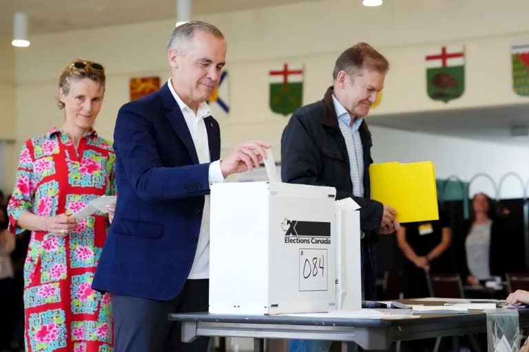 Canadians watch rollout of election results as ballot counting underway